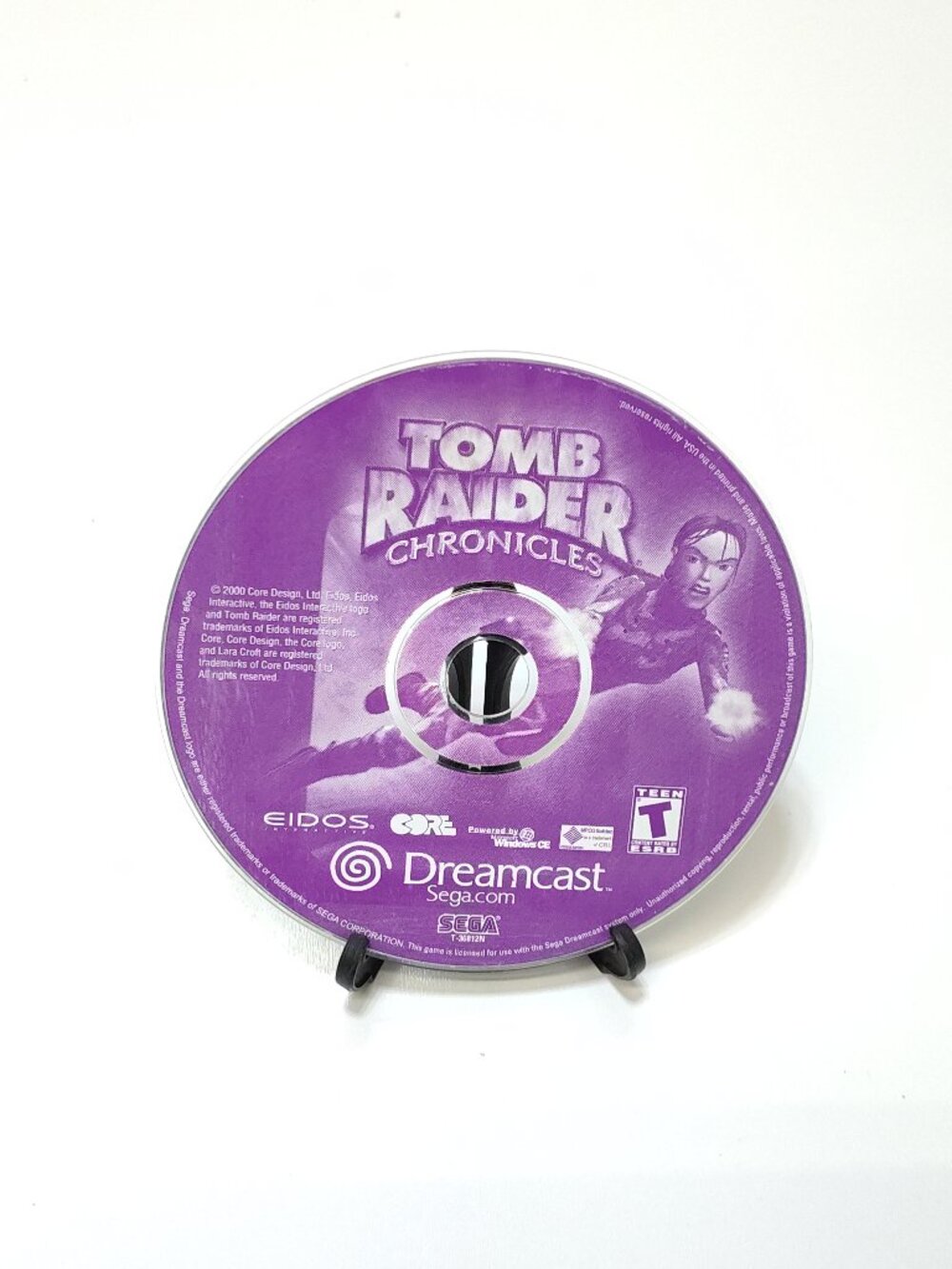 Sega Dreamcast Tomb Raider Chronicles Retro Action Adventure Video Game Disc OS
